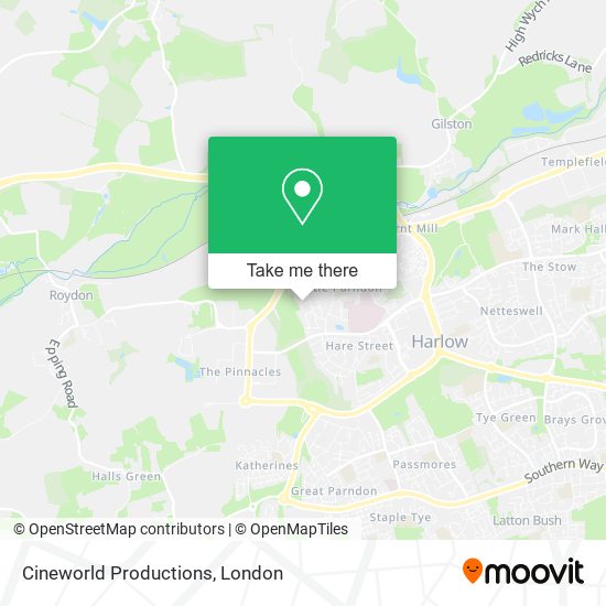 Cineworld Productions map