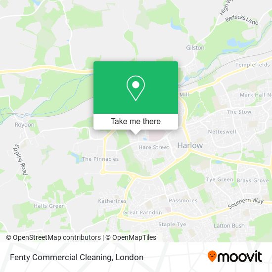 Fenty Commercial Cleaning map
