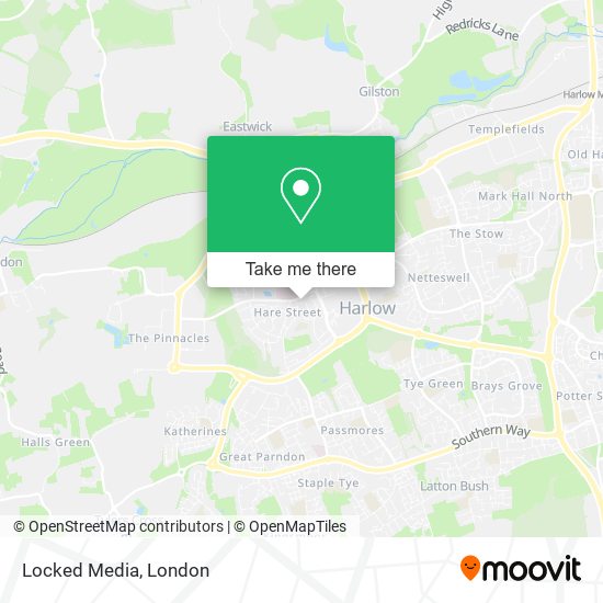 Locked Media map