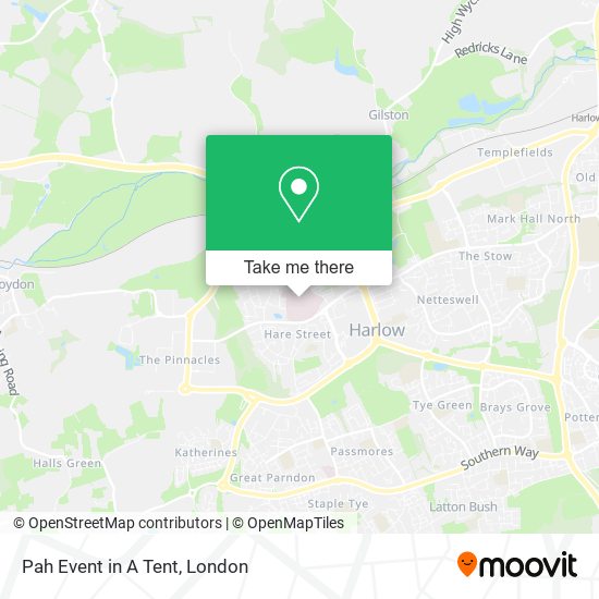 Pah Event in A Tent map