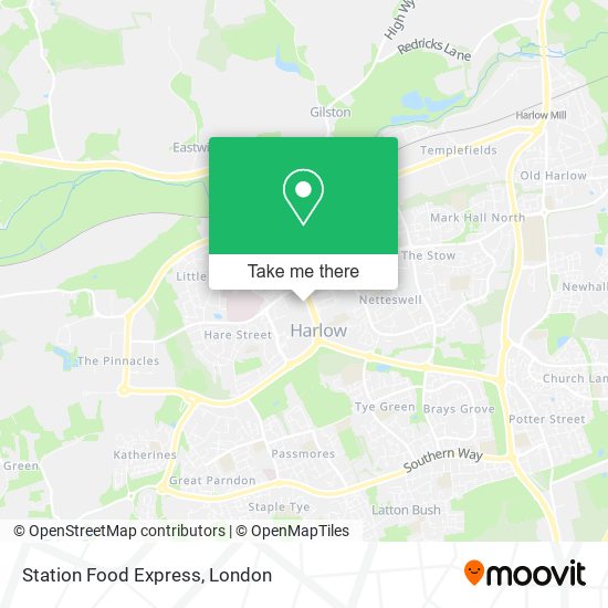 Station Food Express map