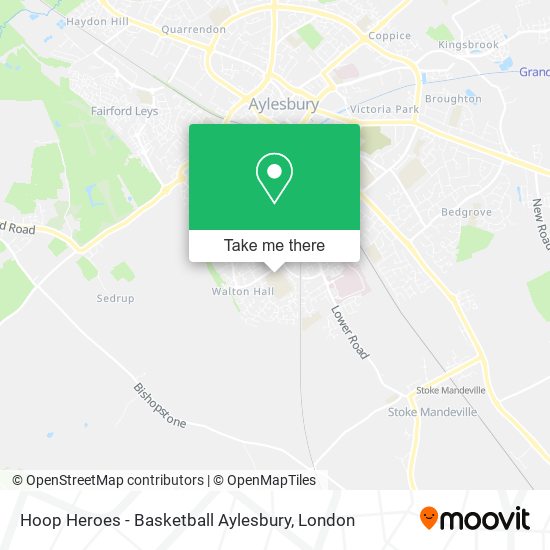Hoop Heroes - Basketball Aylesbury map