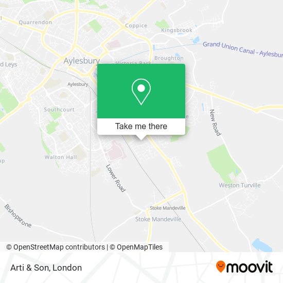 Arti & Son map