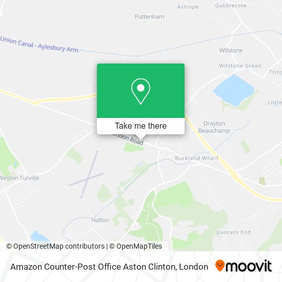 Amazon Counter-Post Office Aston Clinton map