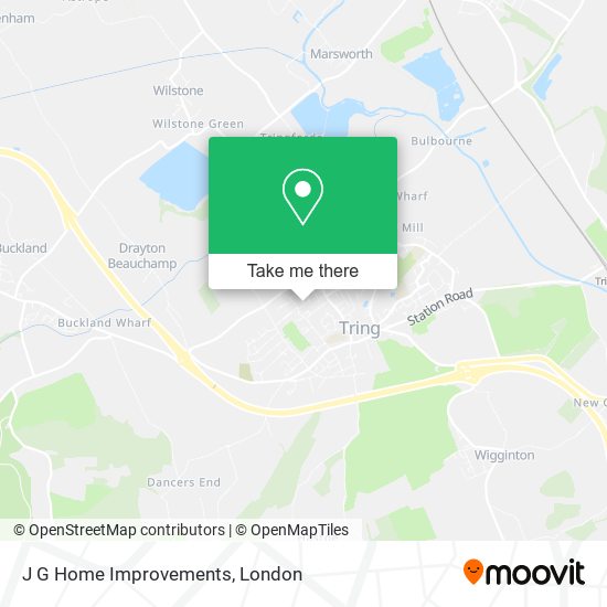 J G Home Improvements map