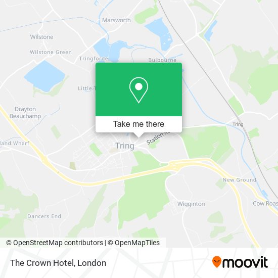 The Crown Hotel map