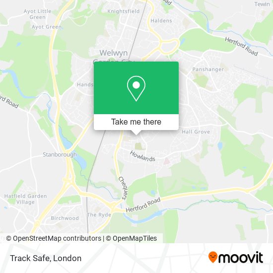 Track Safe map
