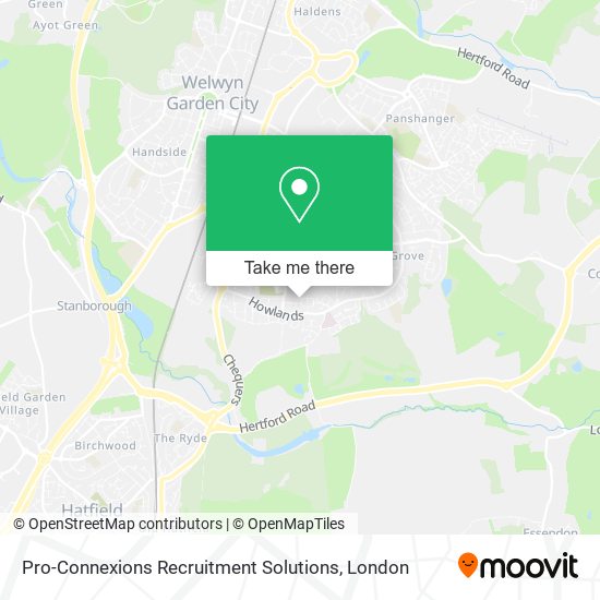 Pro-Connexions Recruitment Solutions map