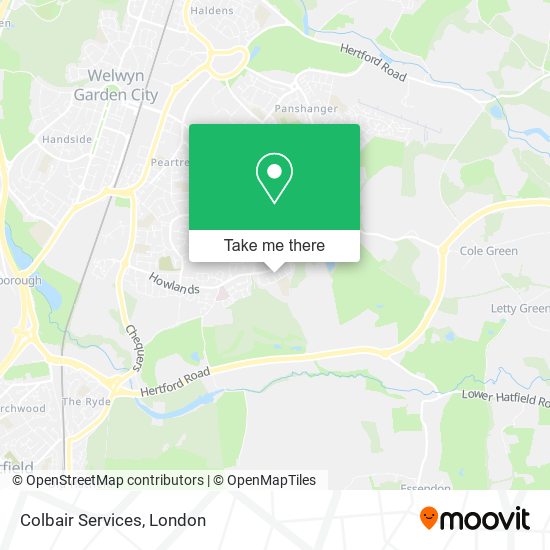 Colbair Services map