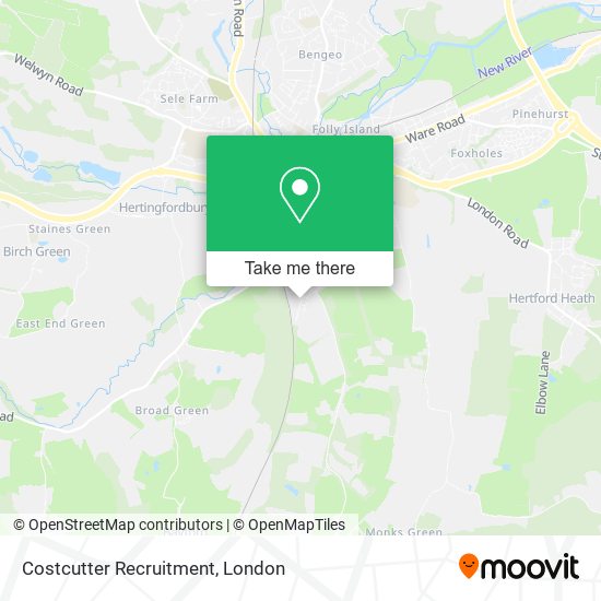Costcutter Recruitment map