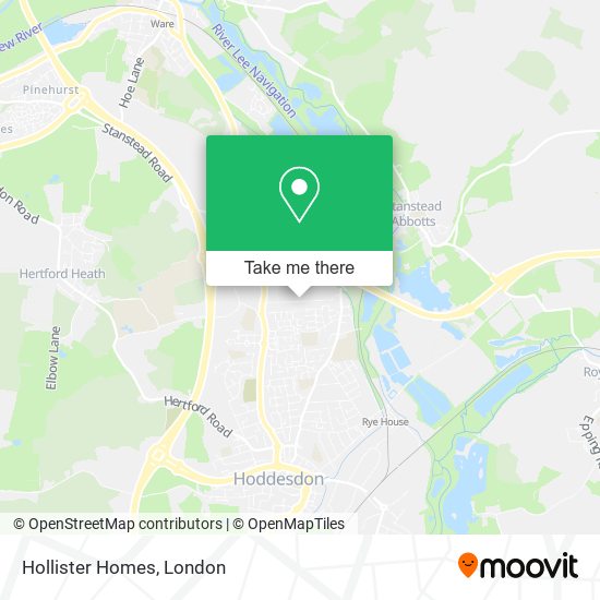 Hollister Homes map