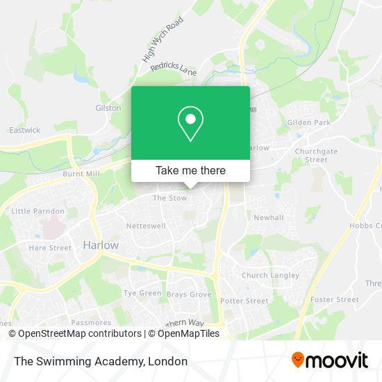 The Swimming Academy map
