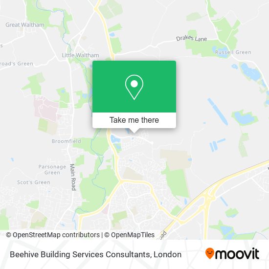 Beehive Building Services Consultants map