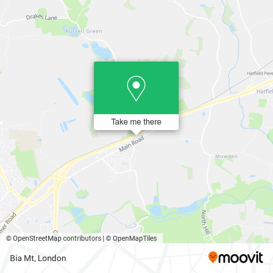 Bia Mt map