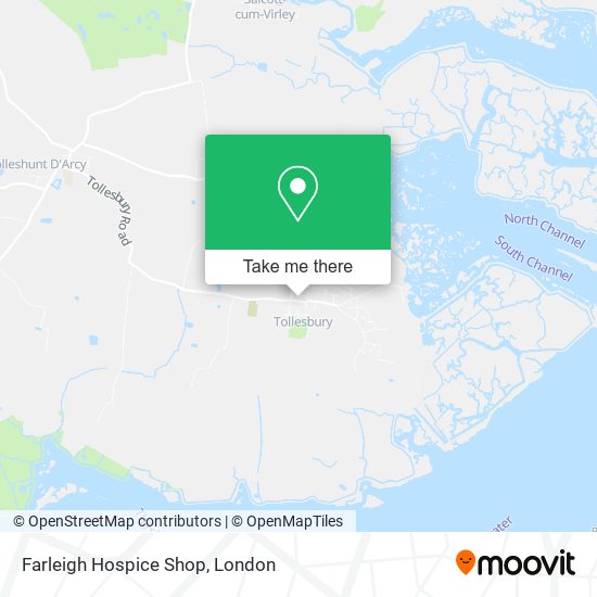 Farleigh Hospice Shop map