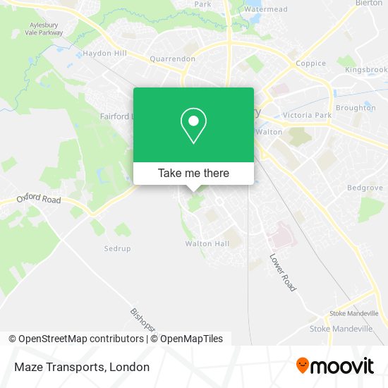 Maze Transports map