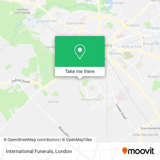 International Funerals map