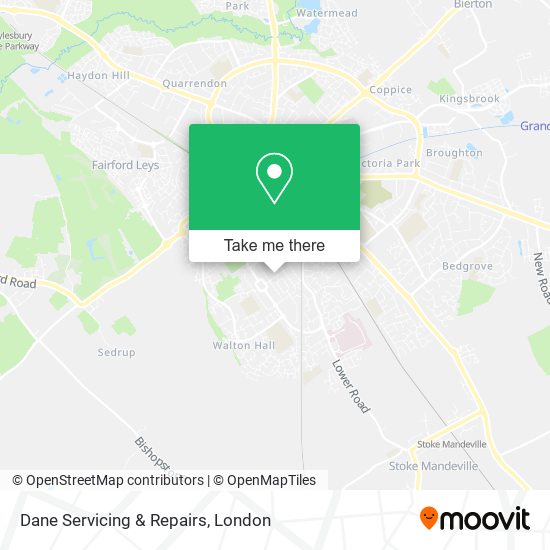 Dane Servicing & Repairs map