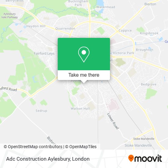 Adc Construction Aylesbury map