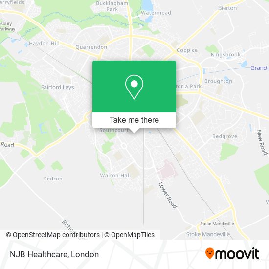 NJB Healthcare map