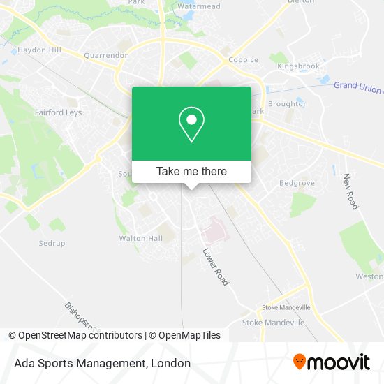 Ada Sports Management map