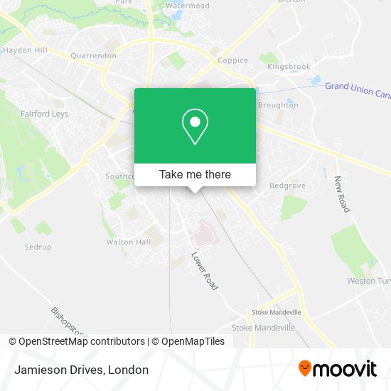 Jamieson Drives map