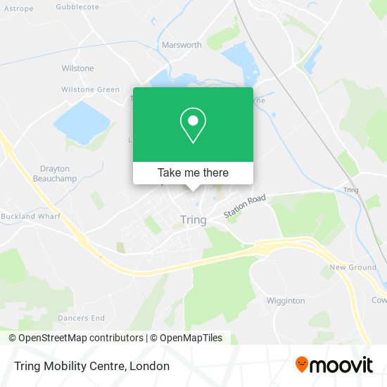 Tring Mobility Centre map