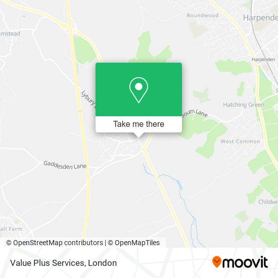 Value Plus Services map