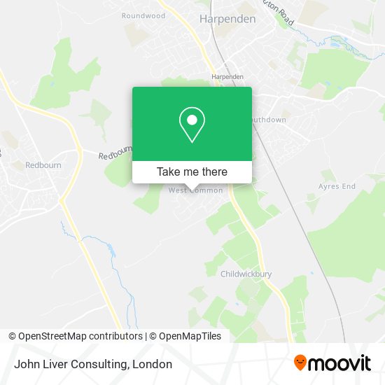 John Liver Consulting map