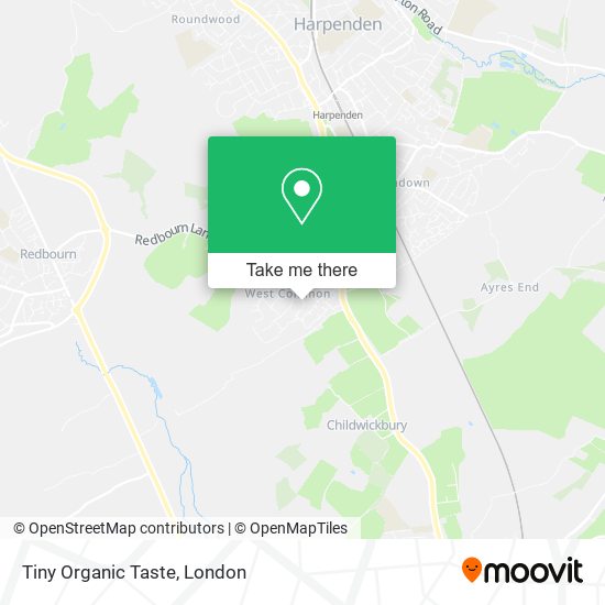 Tiny Organic Taste map