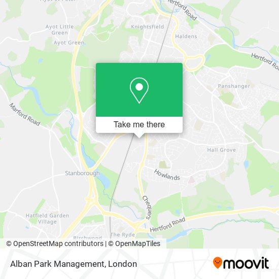 Alban Park Management map