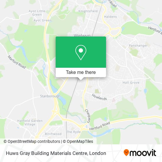 Huws Gray Building Materials Centre map
