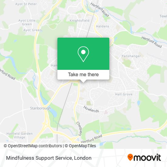 Mindfulness Support Service map