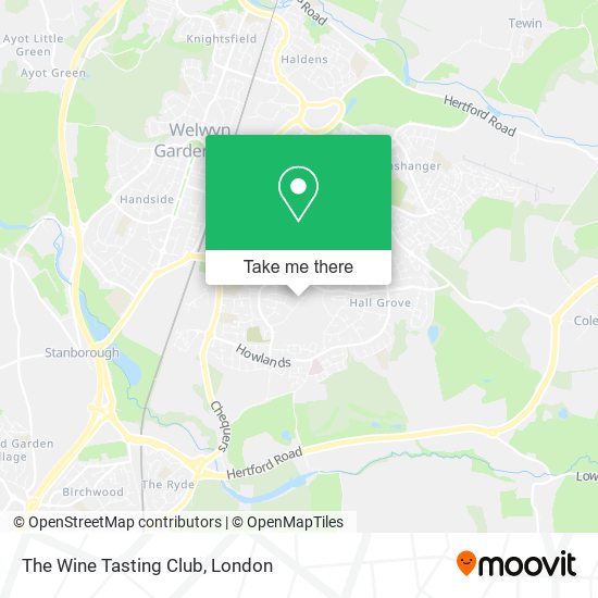 The Wine Tasting Club map