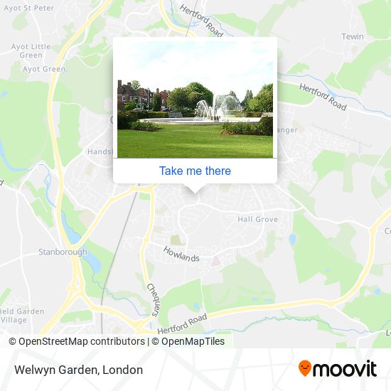 Welwyn Garden map