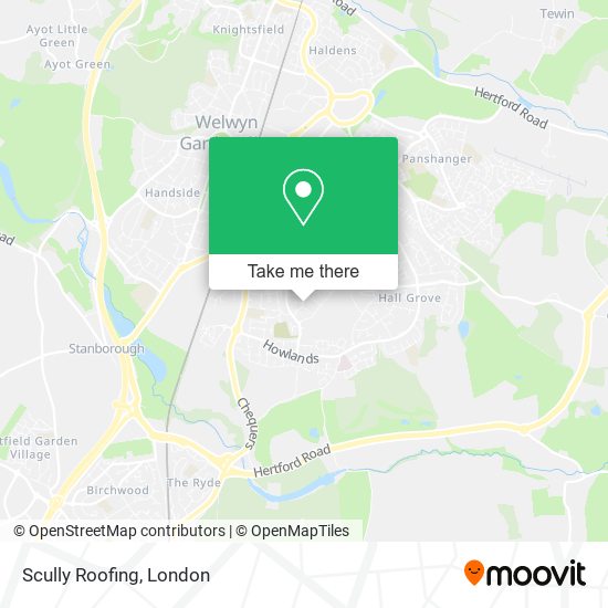 Scully Roofing map