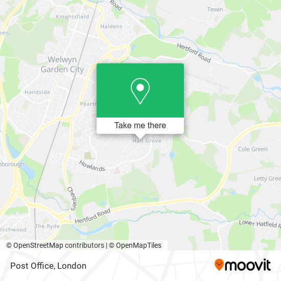 Post Office map