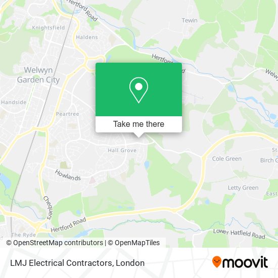 LMJ Electrical Contractors map