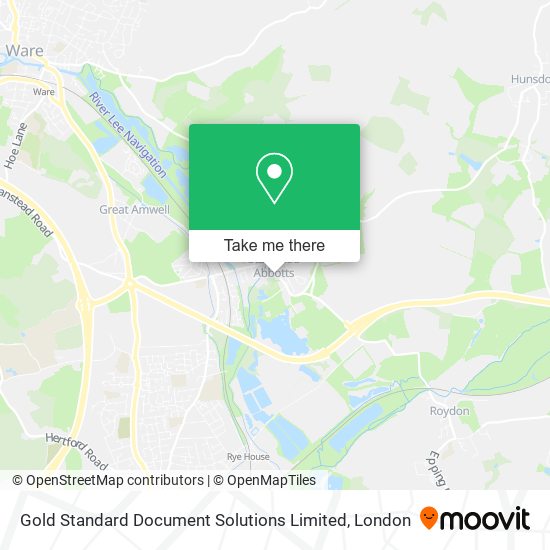 Gold Standard Document Solutions Limited map