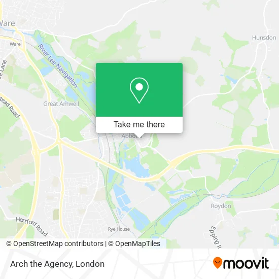 Arch the Agency map