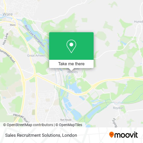 Sales Recruitment Solutions map