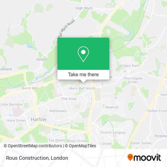 Rous Construction map