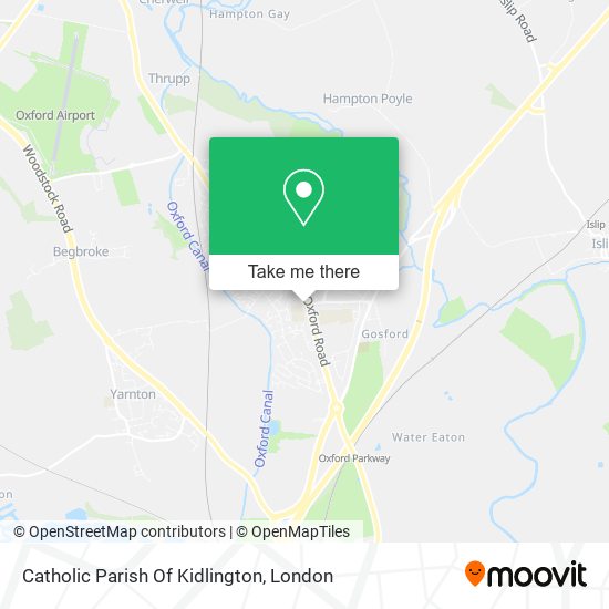 Catholic Parish Of Kidlington map