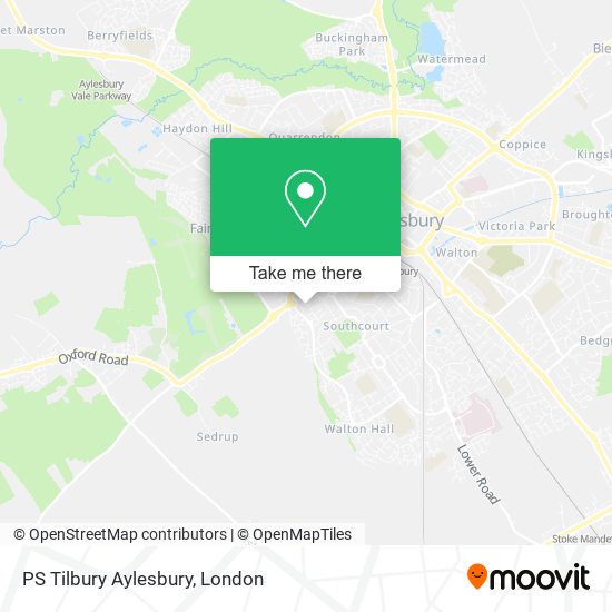 PS Tilbury Aylesbury map