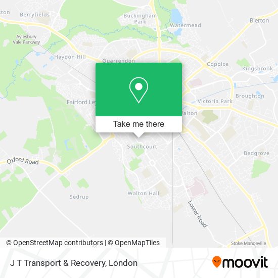 J T Transport & Recovery map