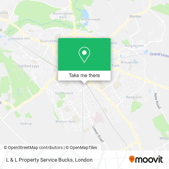 L & L Property Service Bucks map