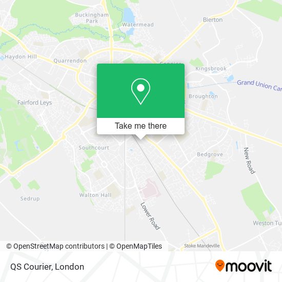 QS Courier map