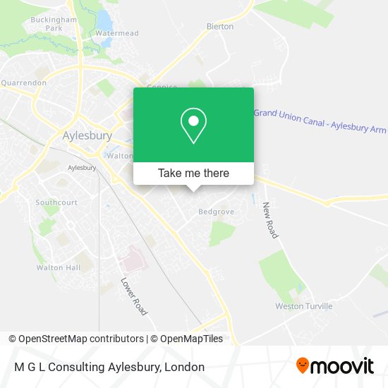 M G L Consulting Aylesbury map