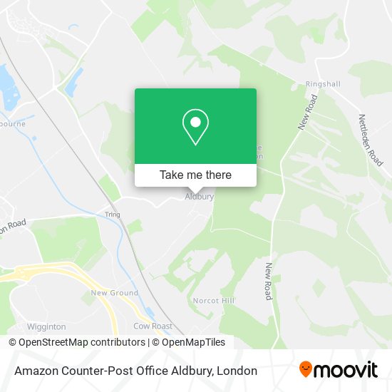 Amazon Counter-Post Office Aldbury map