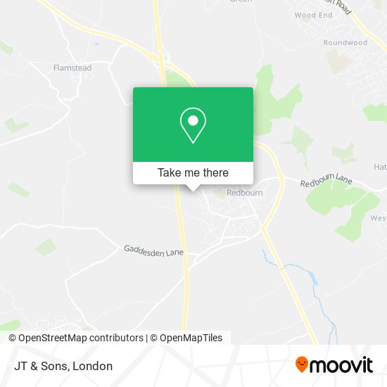 JT & Sons map